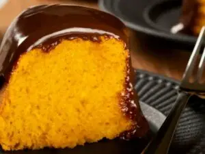 Delicioso bolo de cenoura! 